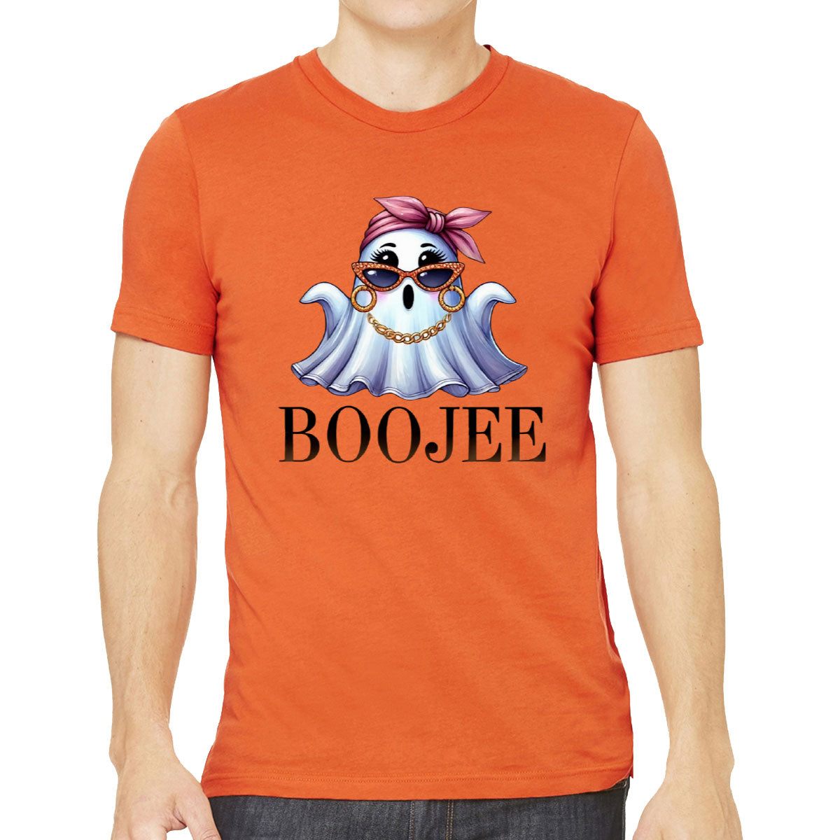 Boo Jee Cute Ghost Halloween Men's T-shirt