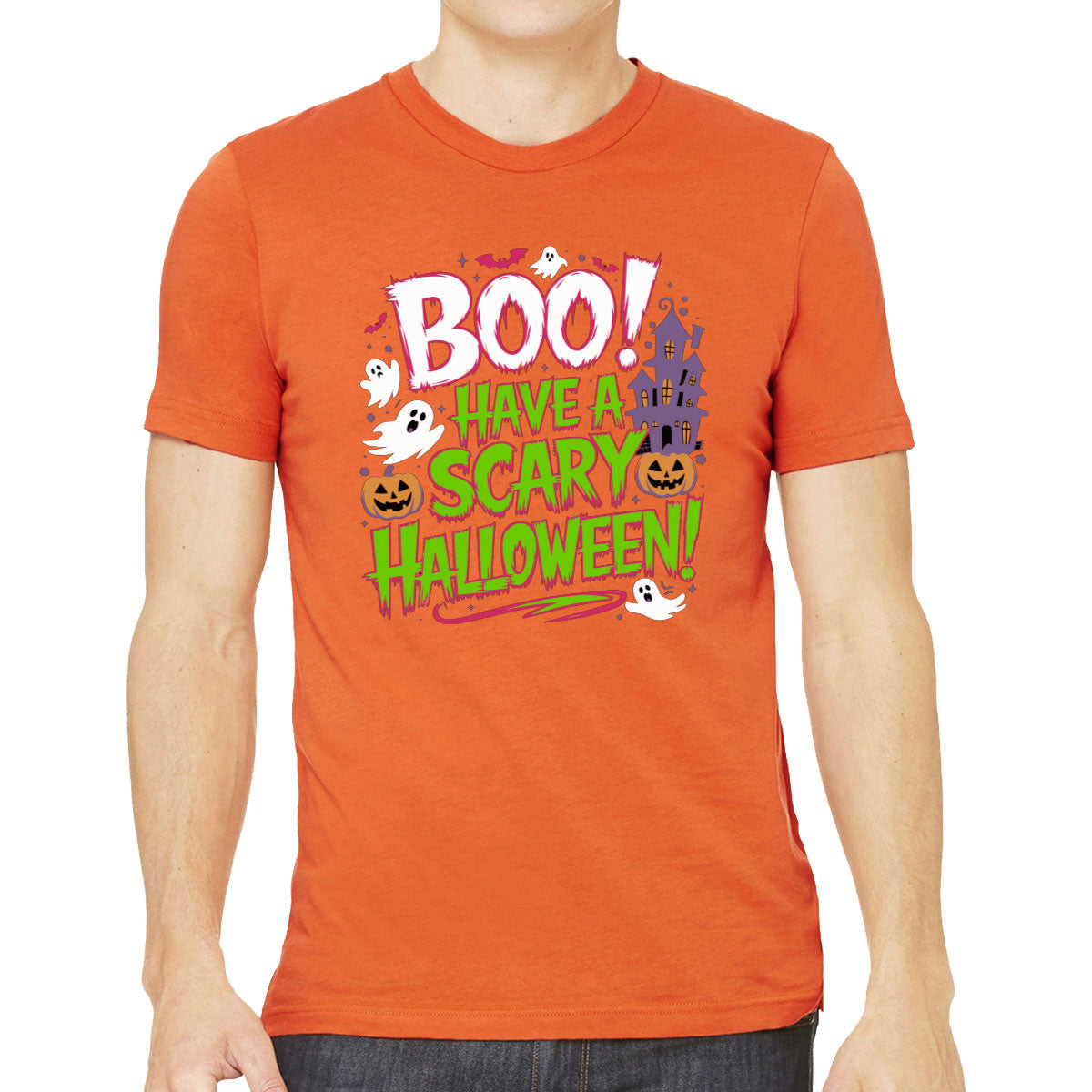 Boo Have A Scary Halloween Men's T-shirt