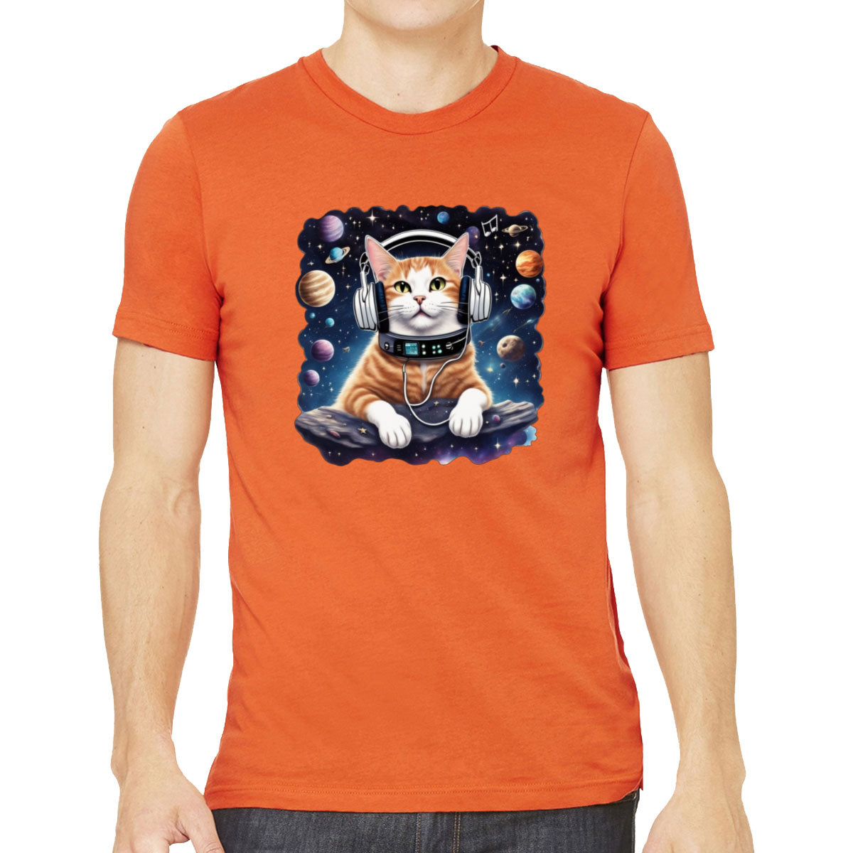 Cat In Space Men's T-shirt