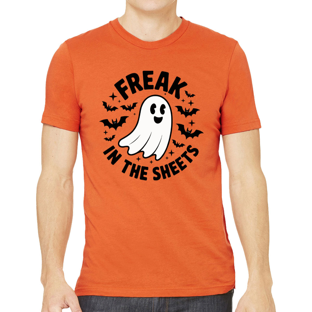 Freak In The Sheets Halloween Men's T-shirt