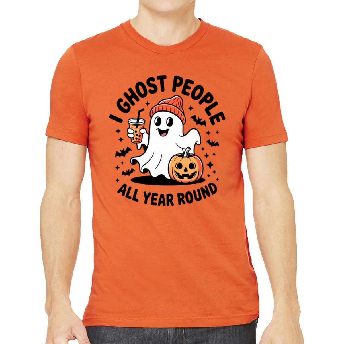 I Ghost People All Year Round Halloween Men's T-shirt