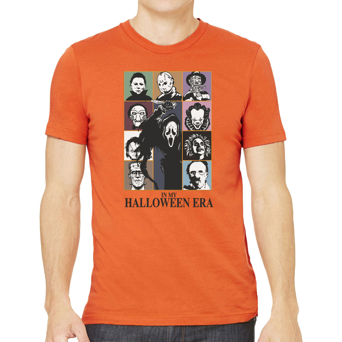 In My Halloween Era Horror Movie Characters Men's T-shirt