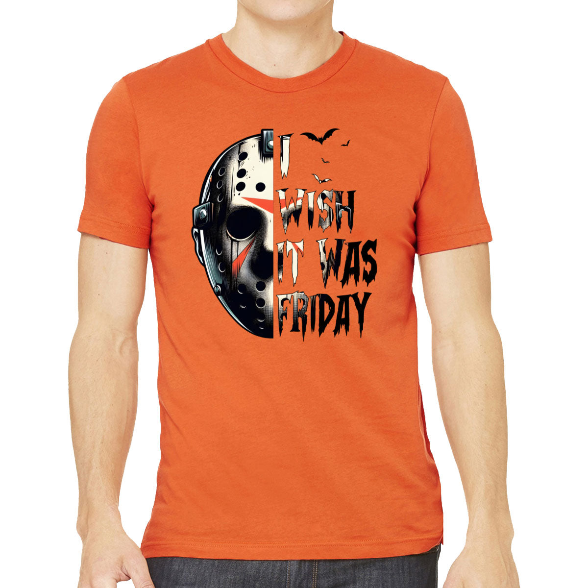 Jason I Wish It Was Friday Halloween Men's T-shirt