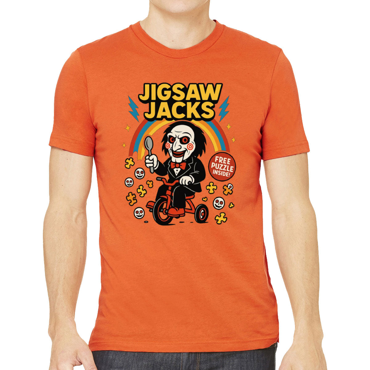 Jigsaw Jacks Halloween Men's T-shirt