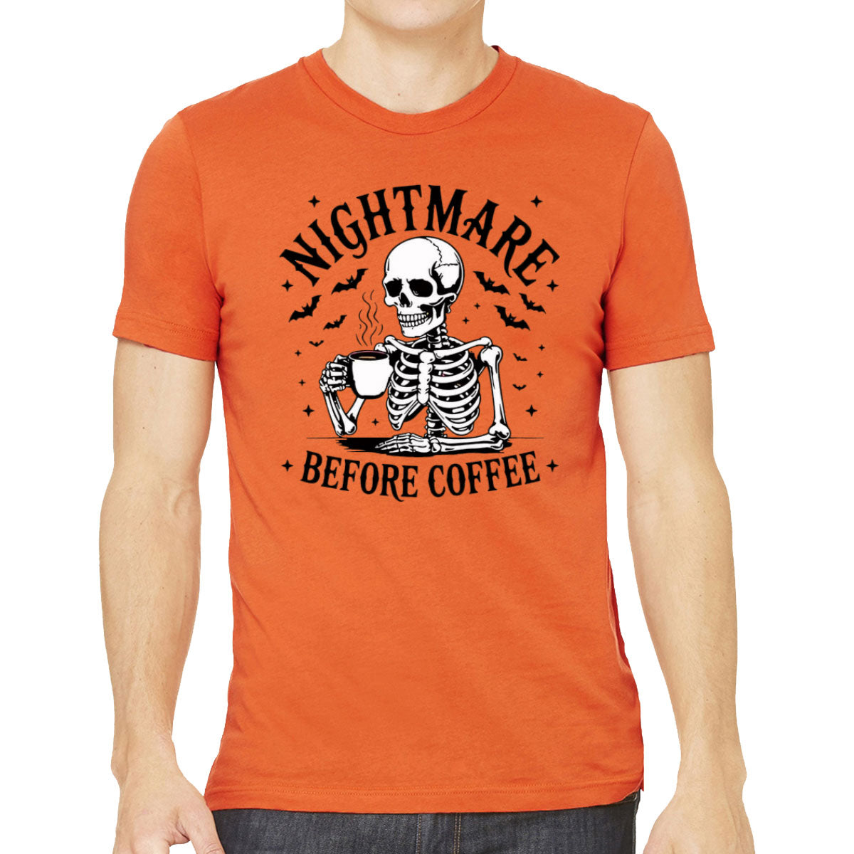 Nightmare Before Coffee Halloween Men's T-shirt