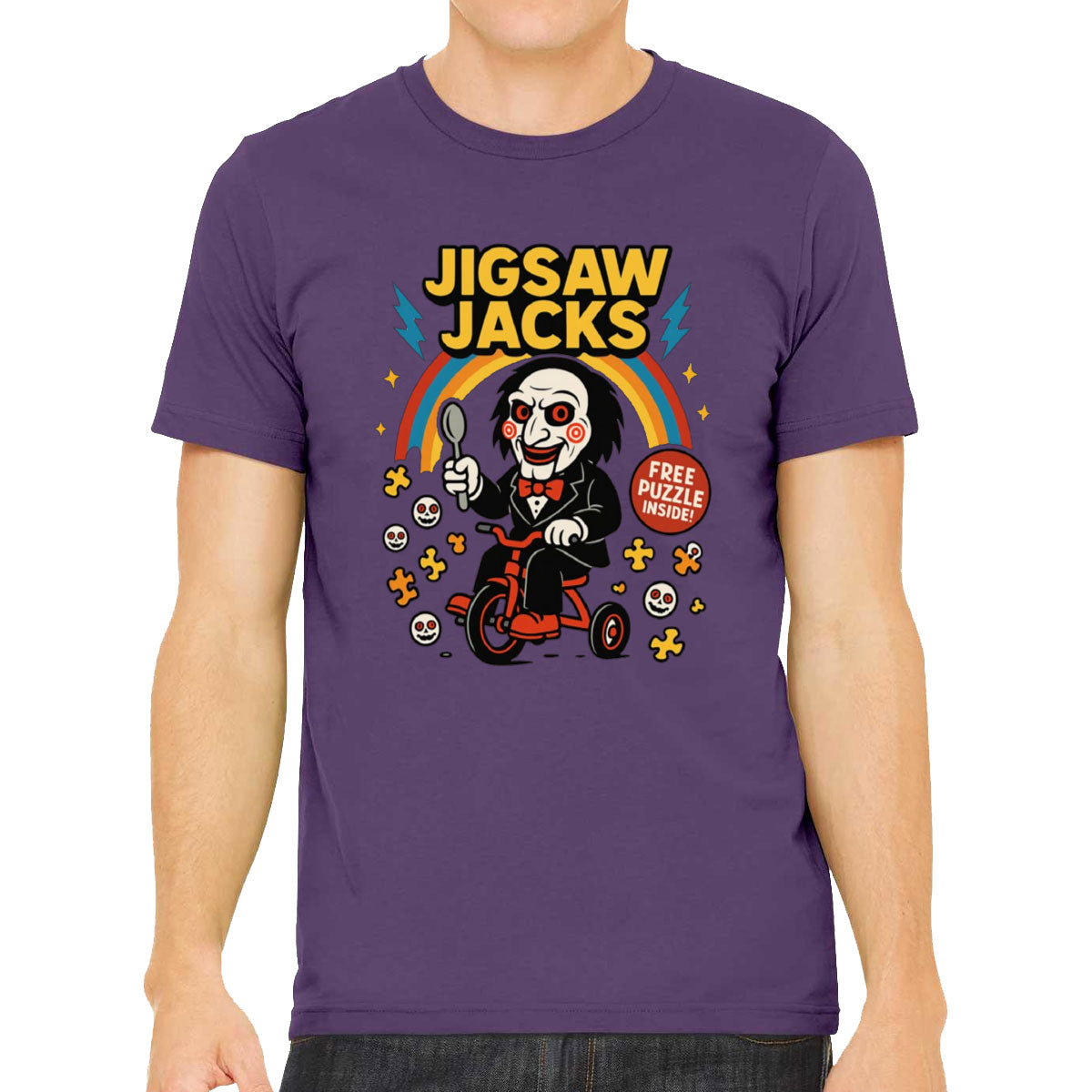 Jigsaw Jacks Halloween Men's T-shirt