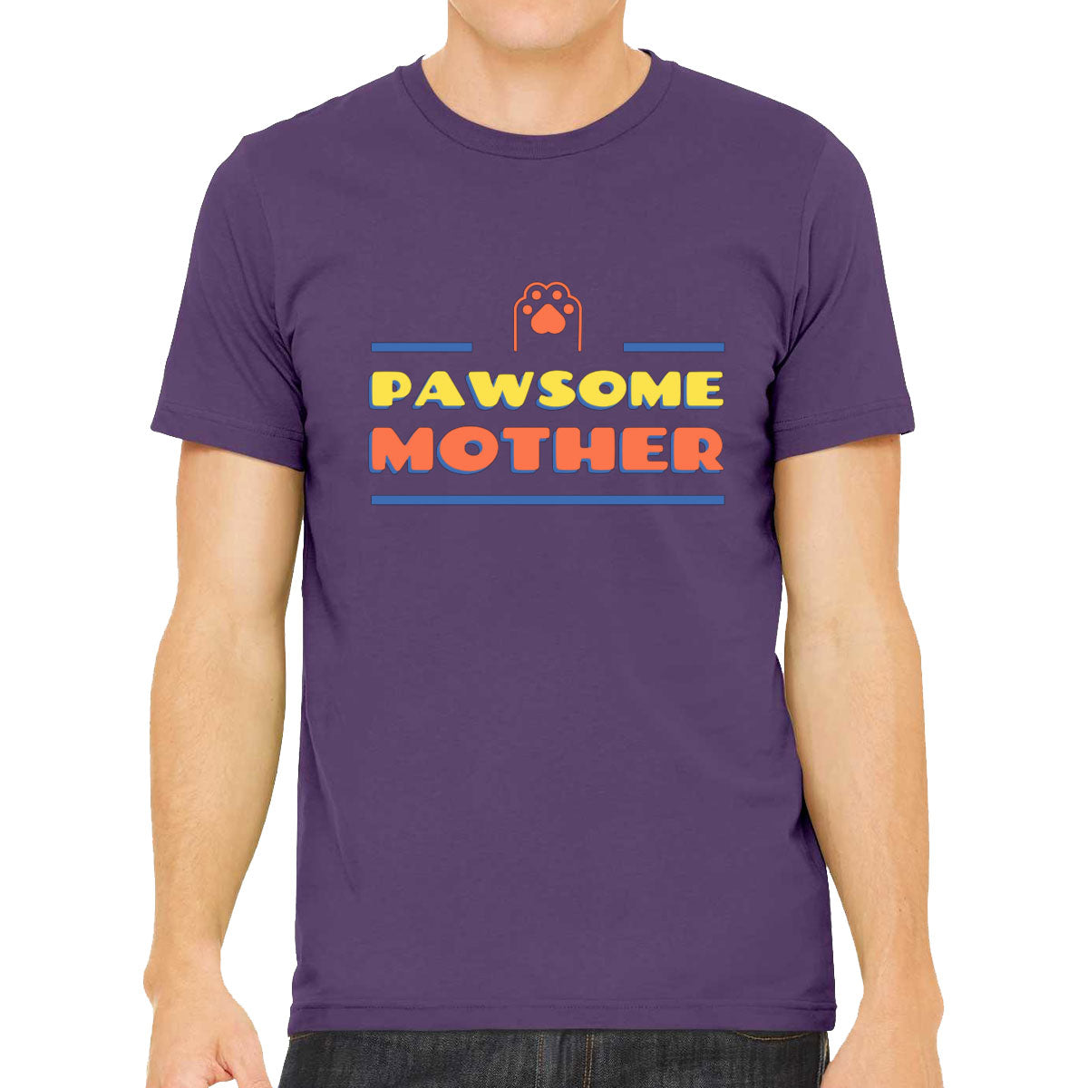 Pawsome Mother Dog Mom Men's T-shirt