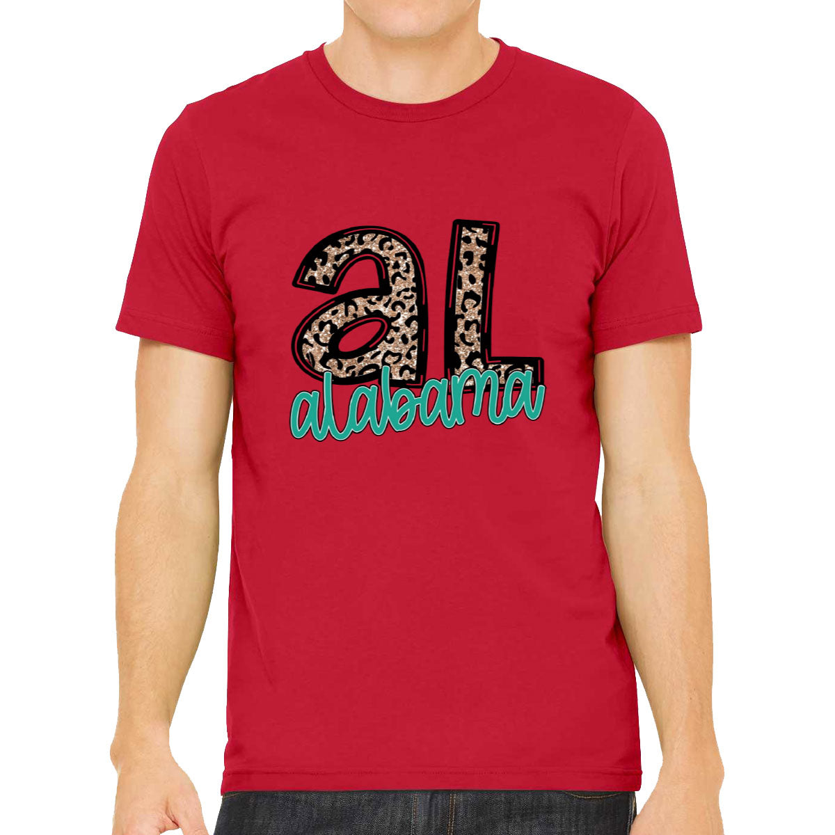 Alabama State Abbreviation Men's T-shirt