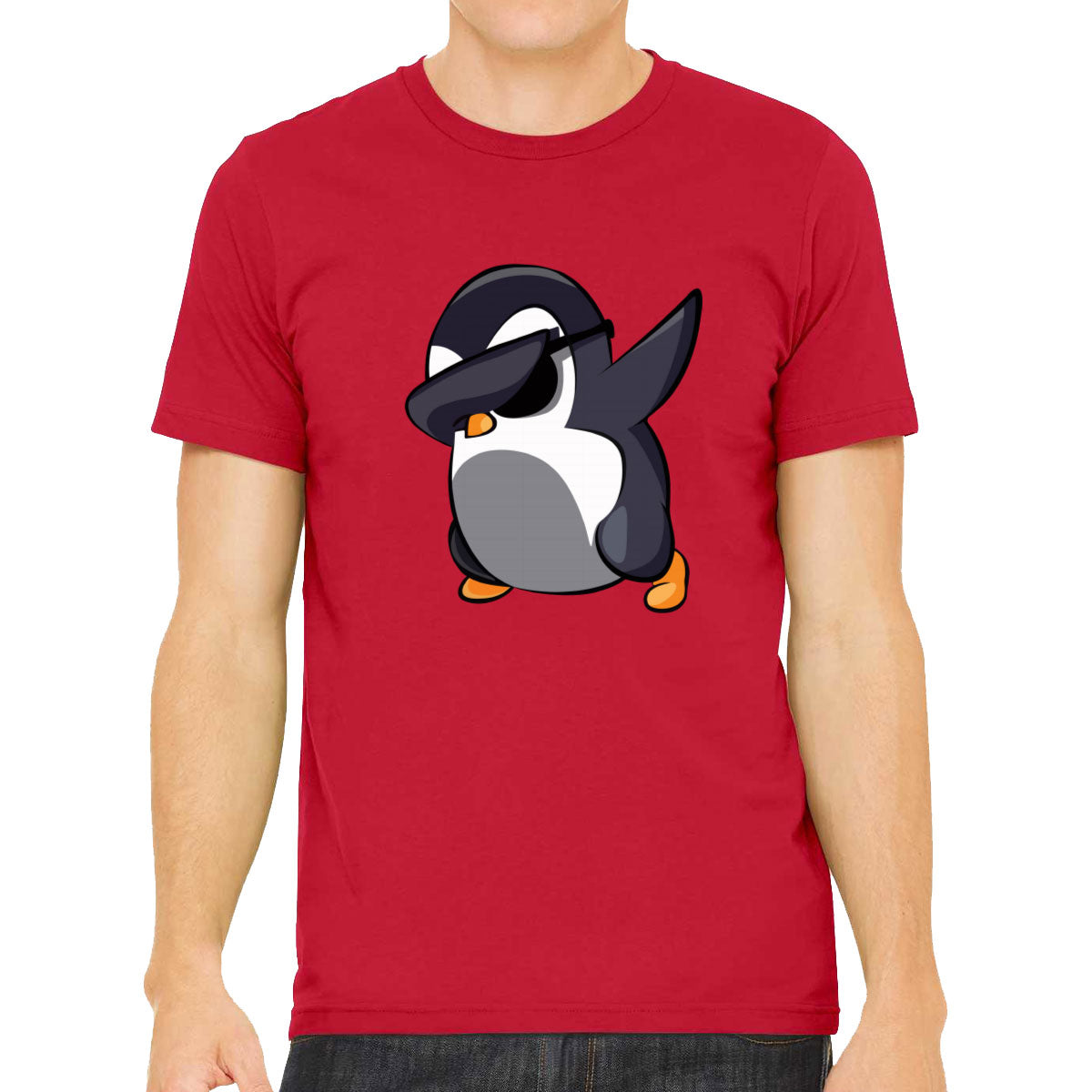 Dabbing Penguin Men's T-shirt