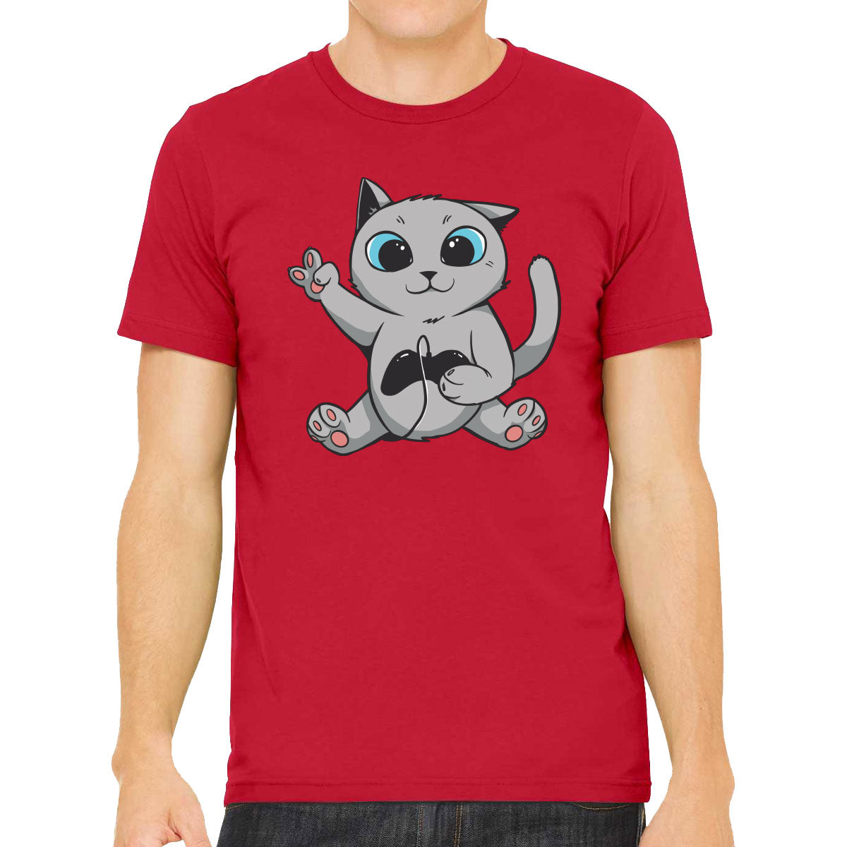 Gamer Cat  Men's T-shirt