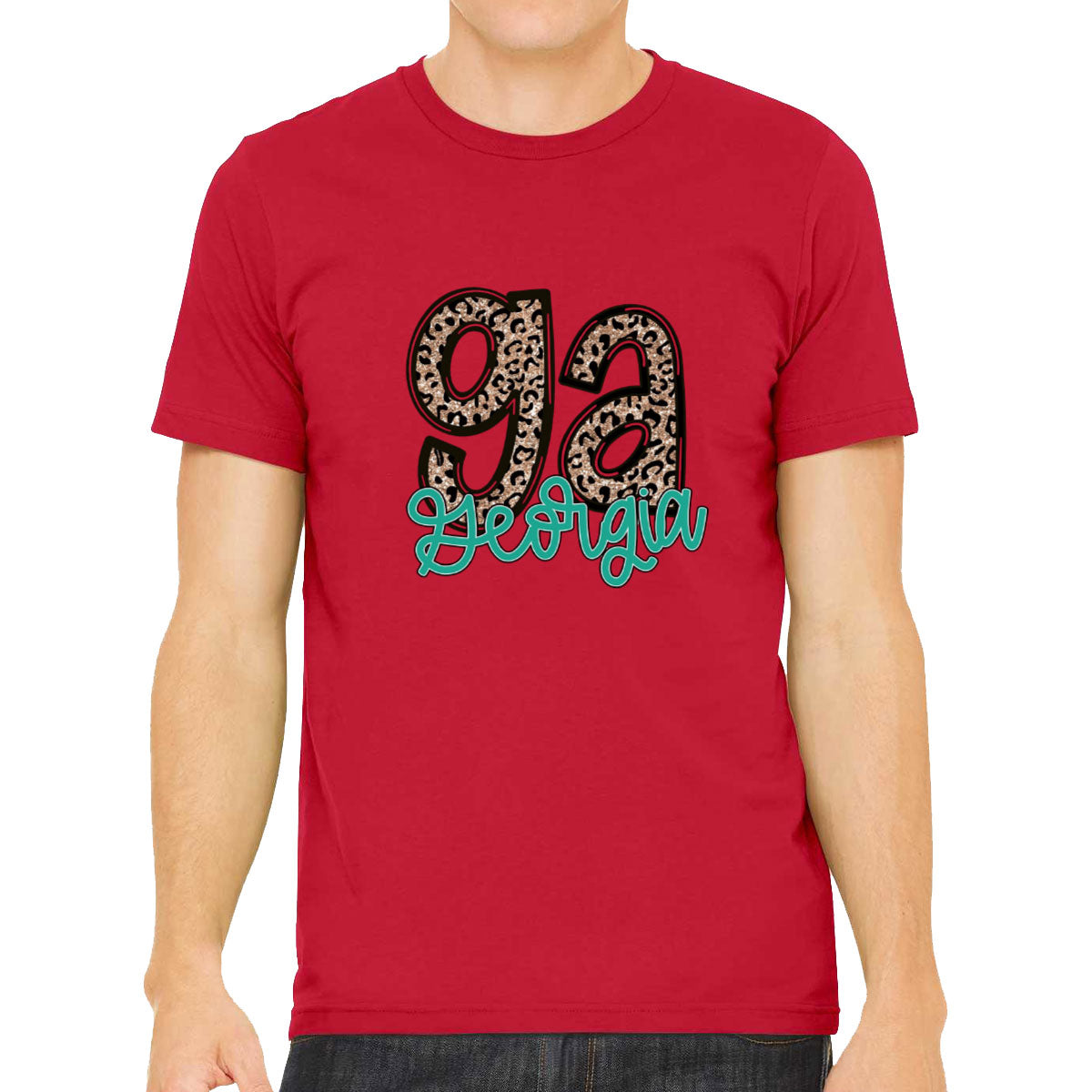 Georgia State Abbreviation Men's T-shirt