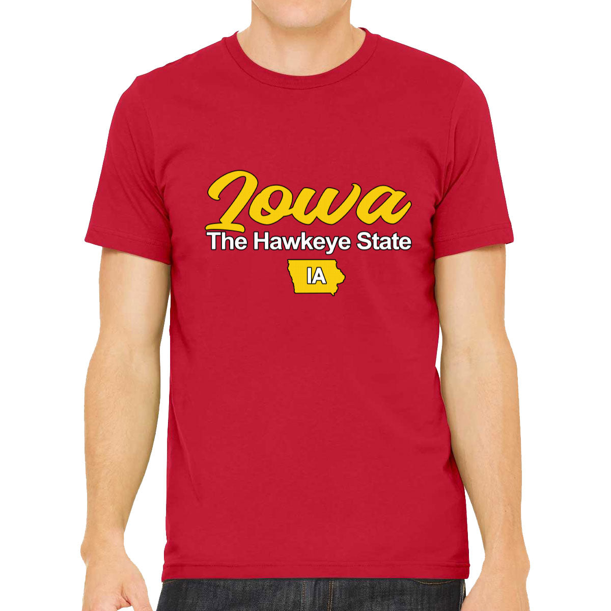 Iowa The Hawkeye State Men's T-shirt