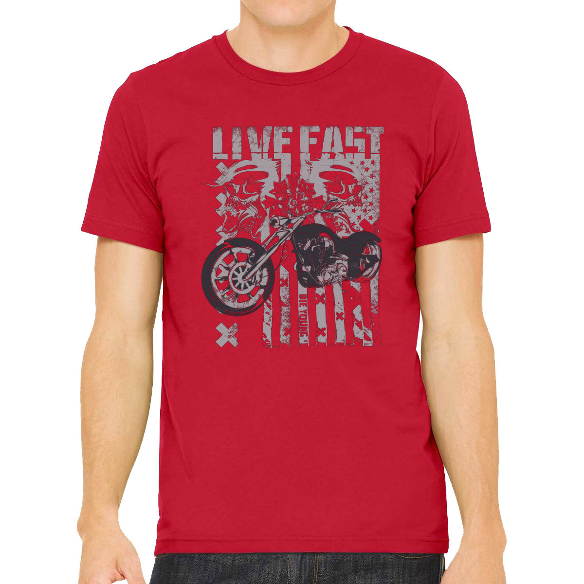 Live Fast Die Young Men's T-shirt