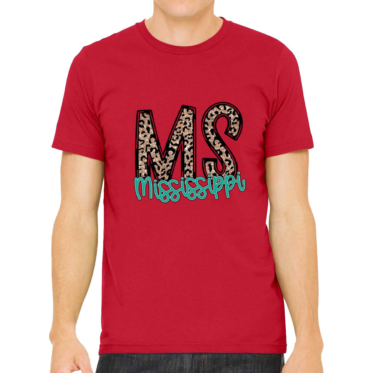 Mississippi State Abbreviation Men's T-shirt