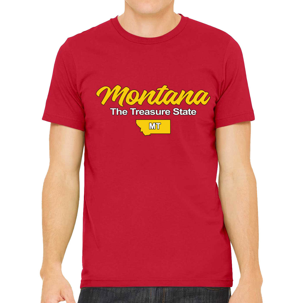 Montana The Treasure State Men's T-shirt