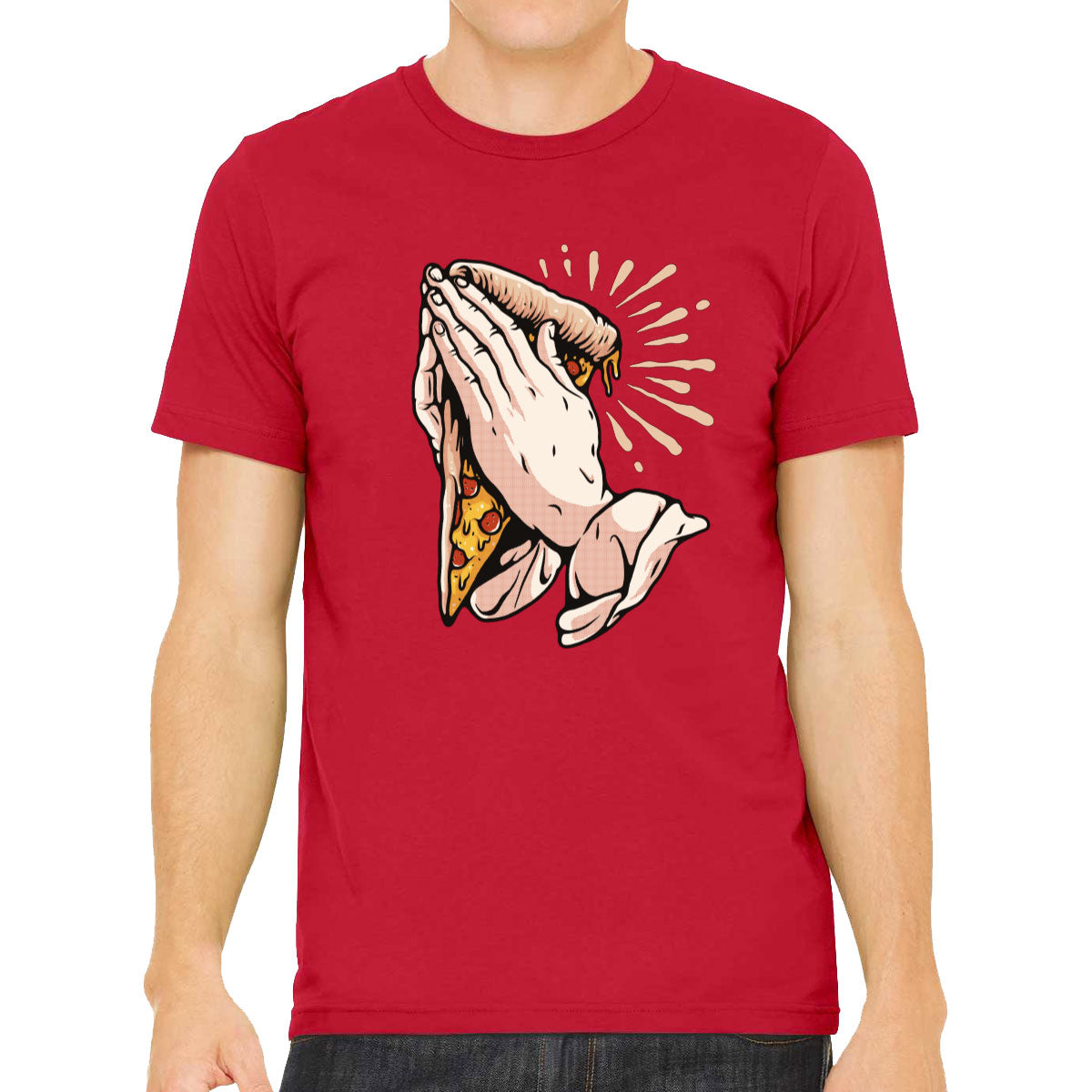 Pray For Pizza Men's T-shirt