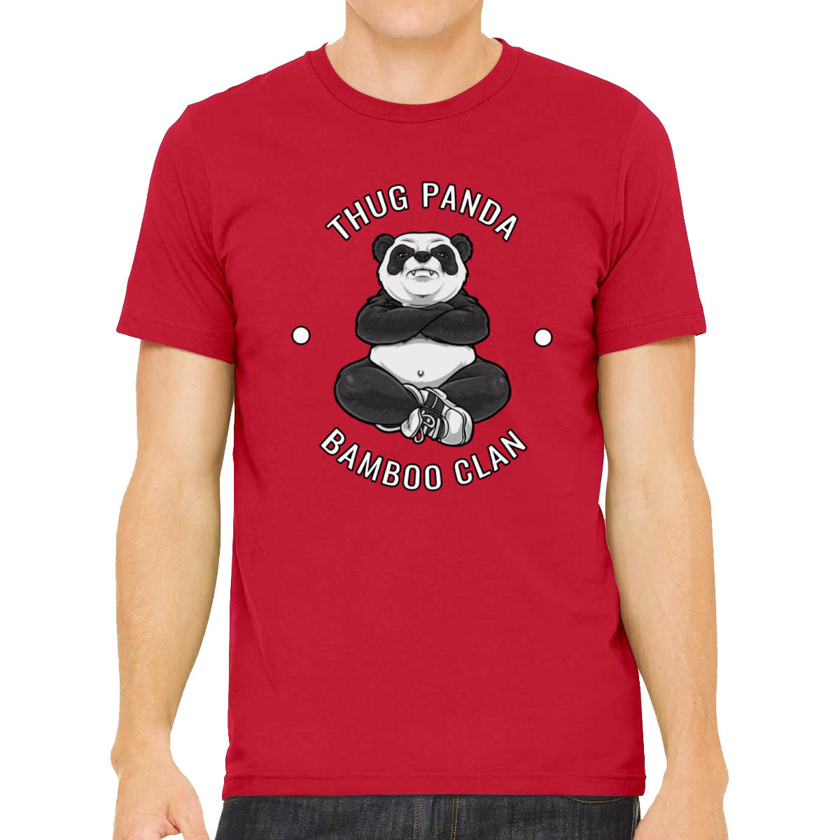 Thug Panda Bamboo Clan Men's T-shirt