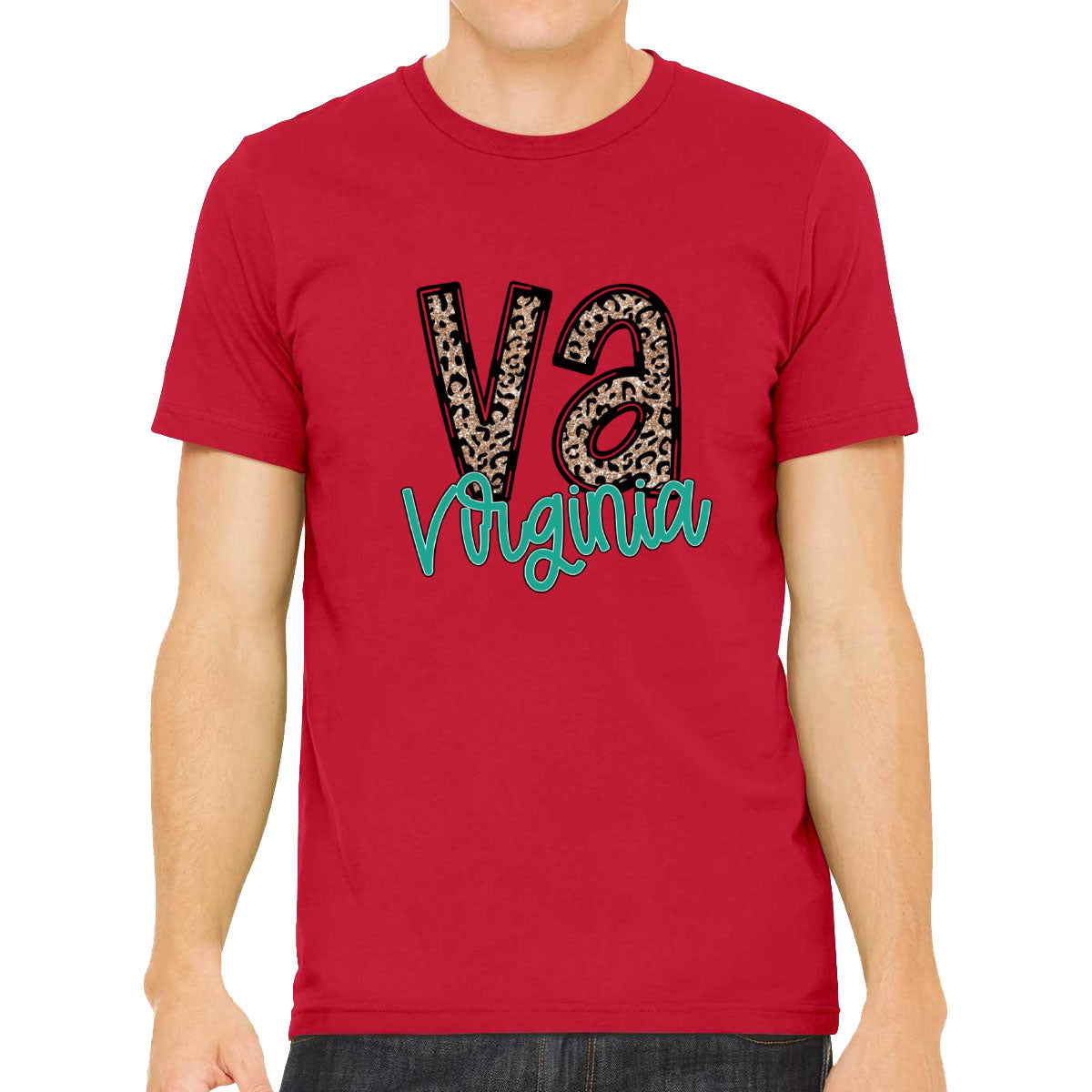 Virginia State Abbreviation Men's T-shirt
