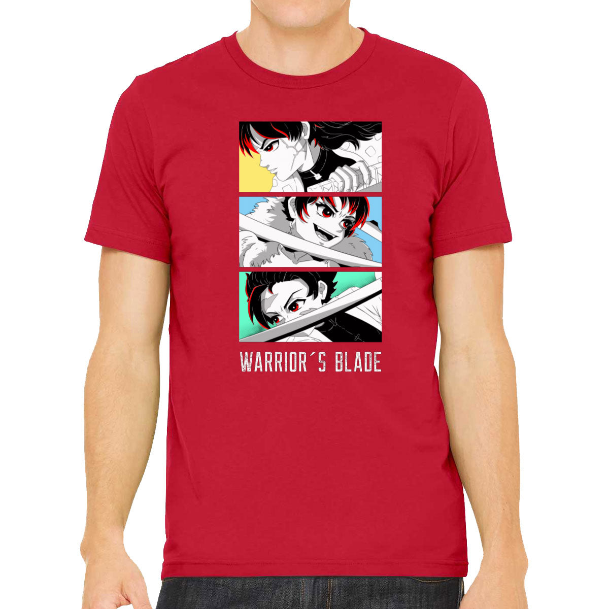 Warrior's Blade Anime Men's T-shirt