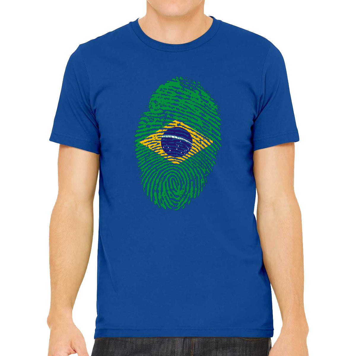 Brazil Fingerprint Men's T-shirt