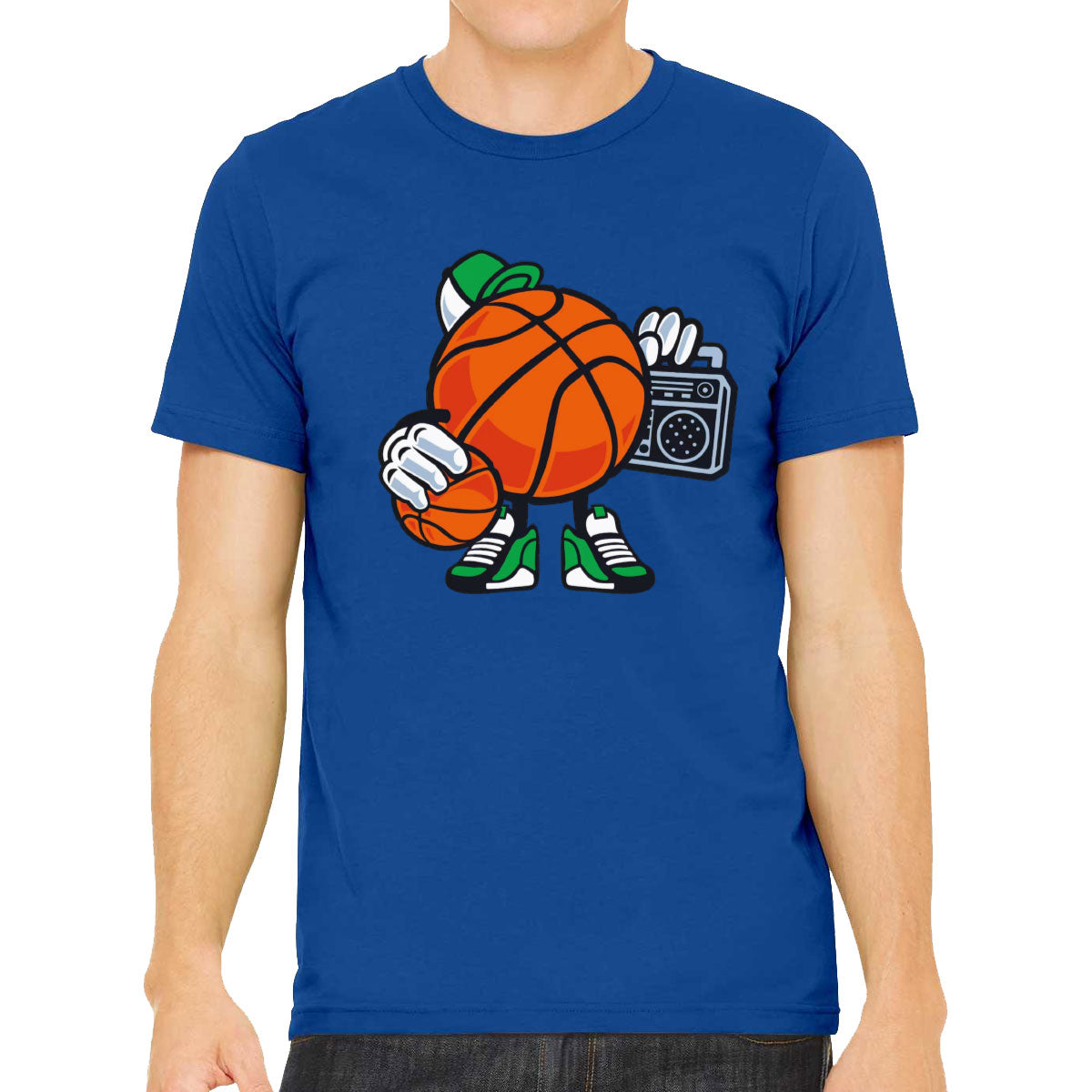 Cute Basketball Men's T-shirt