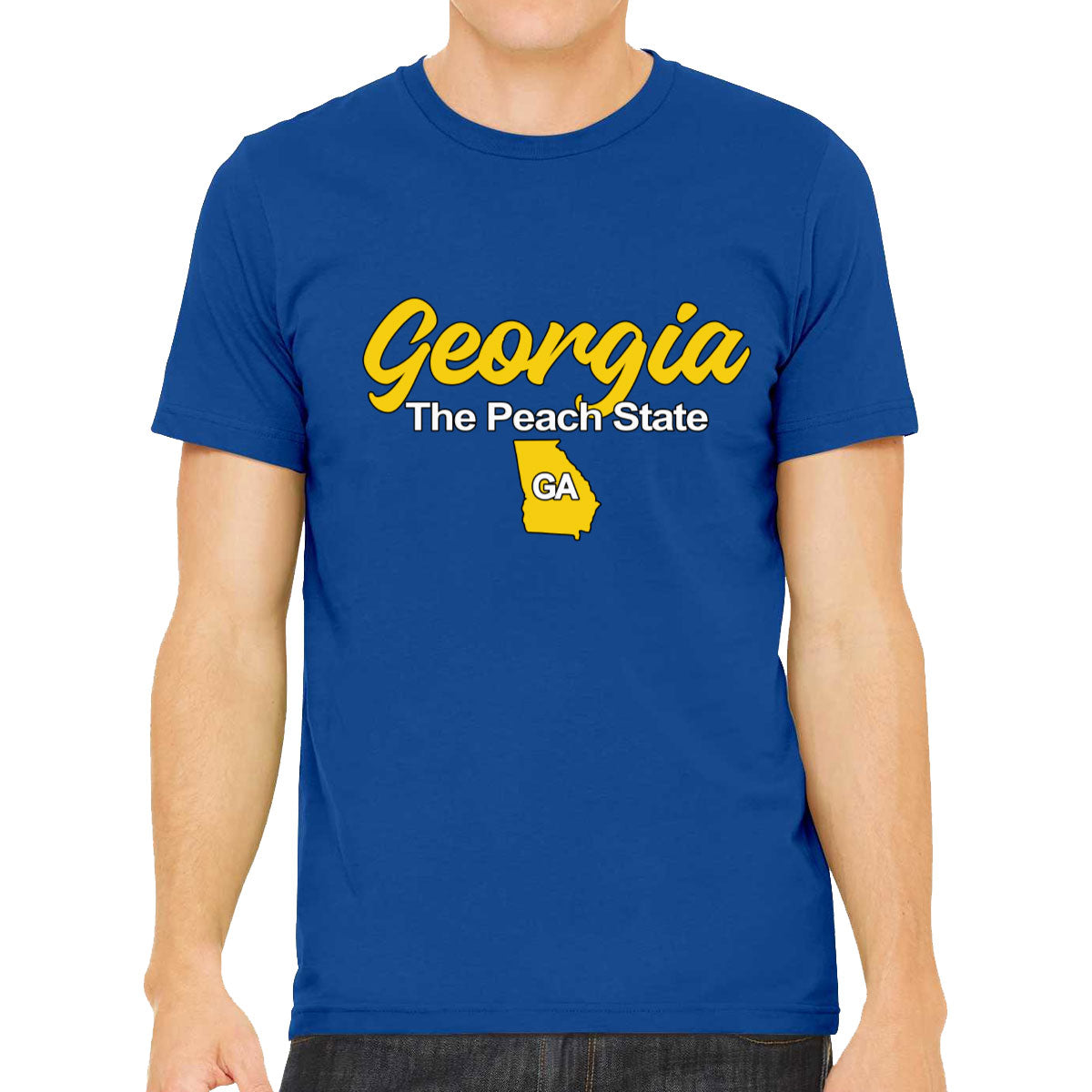 Georgia The Peach State Men's T-shirt