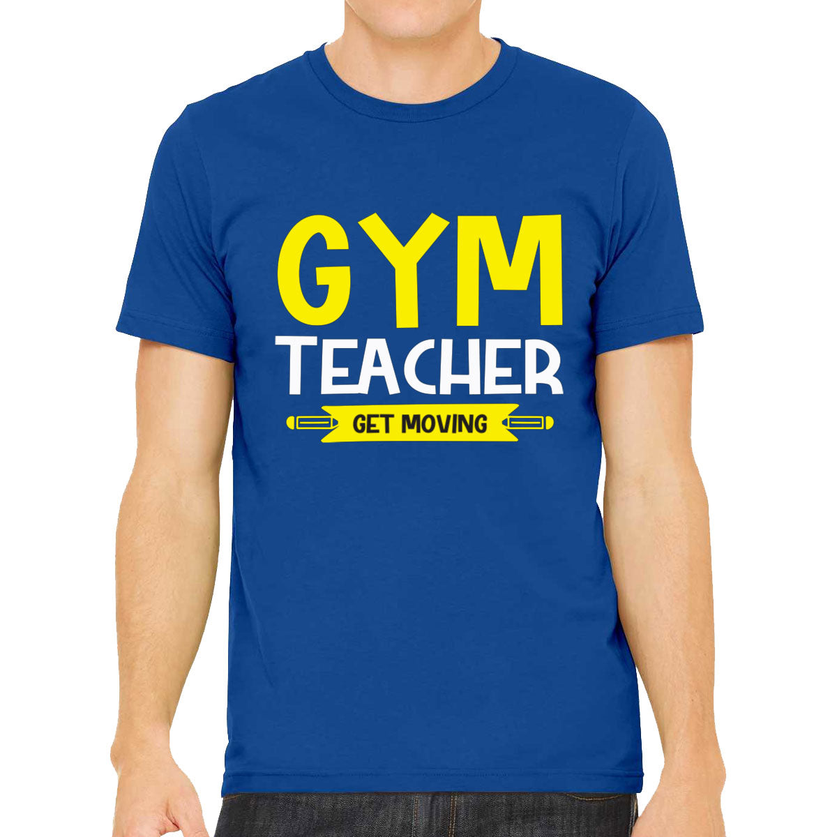 Gym Teacher Get Moving Men's T-shirt