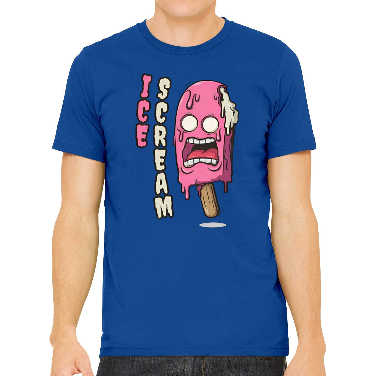 Ice Scream Cartoon Men's T-shirt