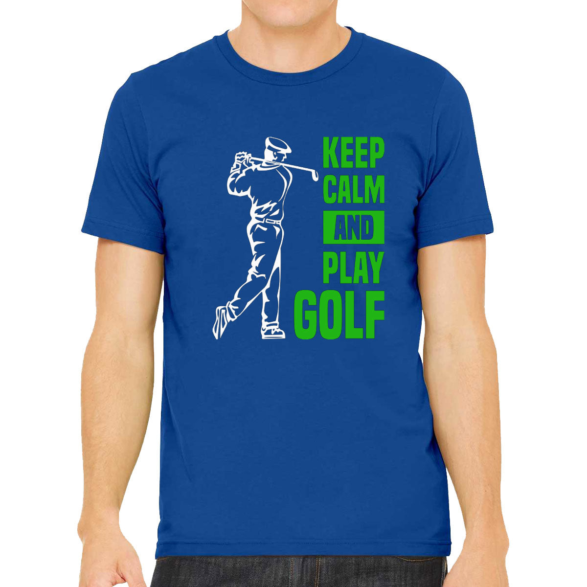 Keep Calm And Play Golf Men's T-shirt