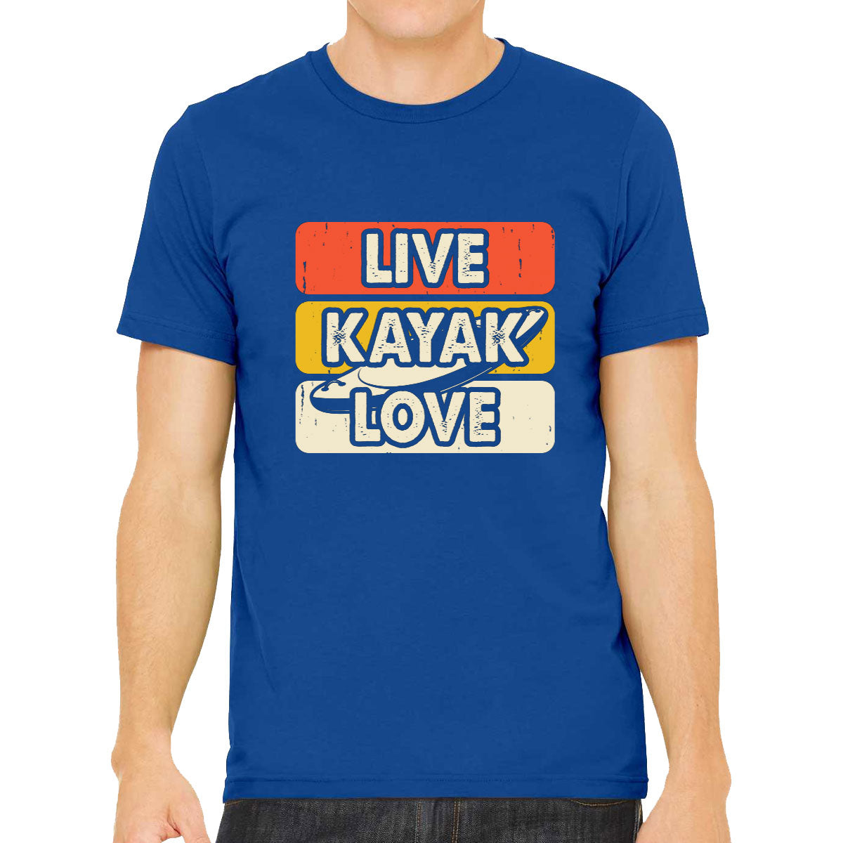 Live Kayak Love Men's T-shirt