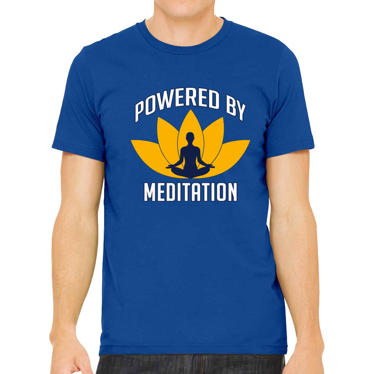 Powered By Meditation Men's T-shirt