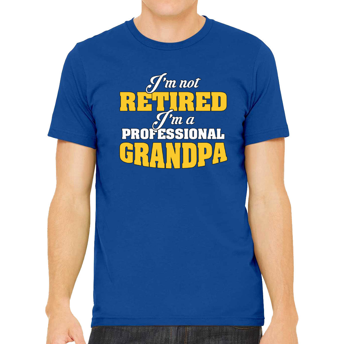 I'm Not Retired I'm A Professional Grandpa Father's Day Men's T-shirt