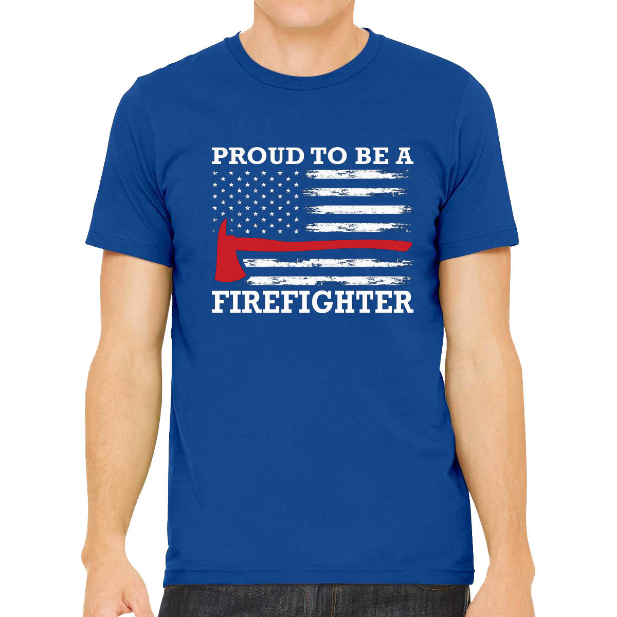 Proud To Be A Firefighter Men's T-shirt