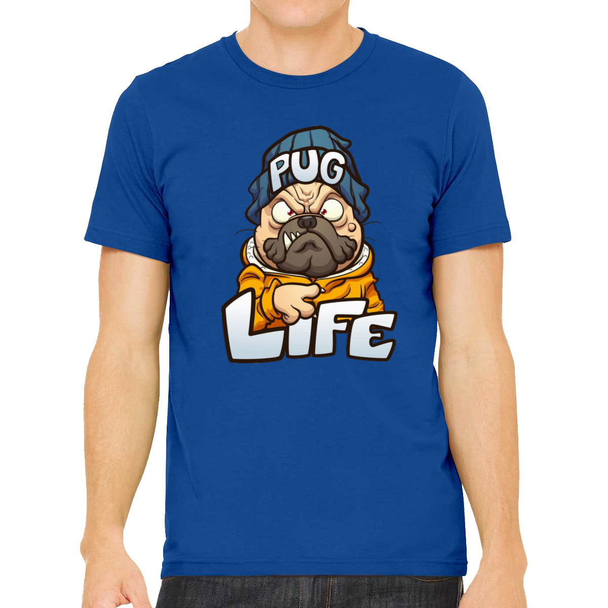 Pug Life Pug Dog Cartoon Men's T-shirt