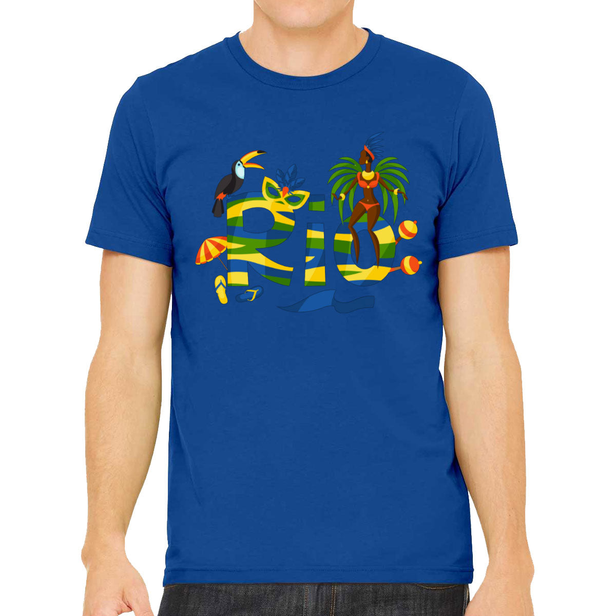 Rio De Janeiro Brazil Carnival Men's T-shirt