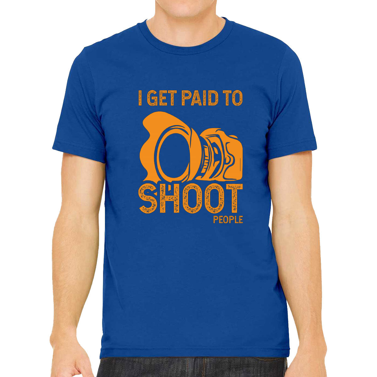 I Get Paid To Shoot People Photographer Men's T-shirt