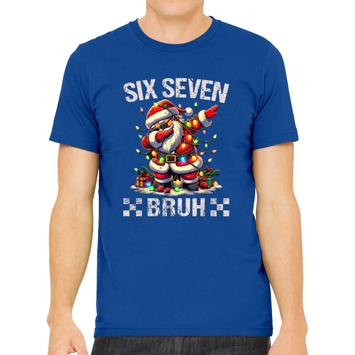 67 Sixty Seven Bruh Debbing Santa Christmas Men's T-shirt