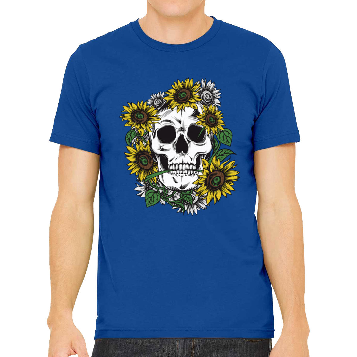 Sunflower Skull Men's T-shirt