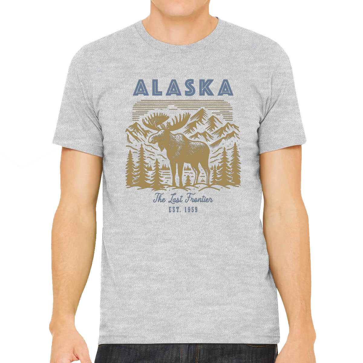 Alaska State Vintage Men's T-shirt