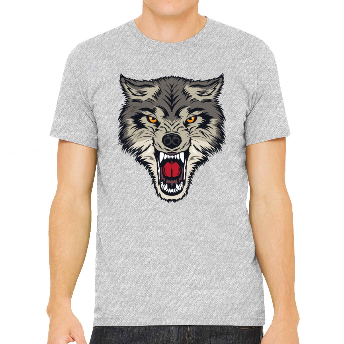 Angry Wolf Men's T-shirt