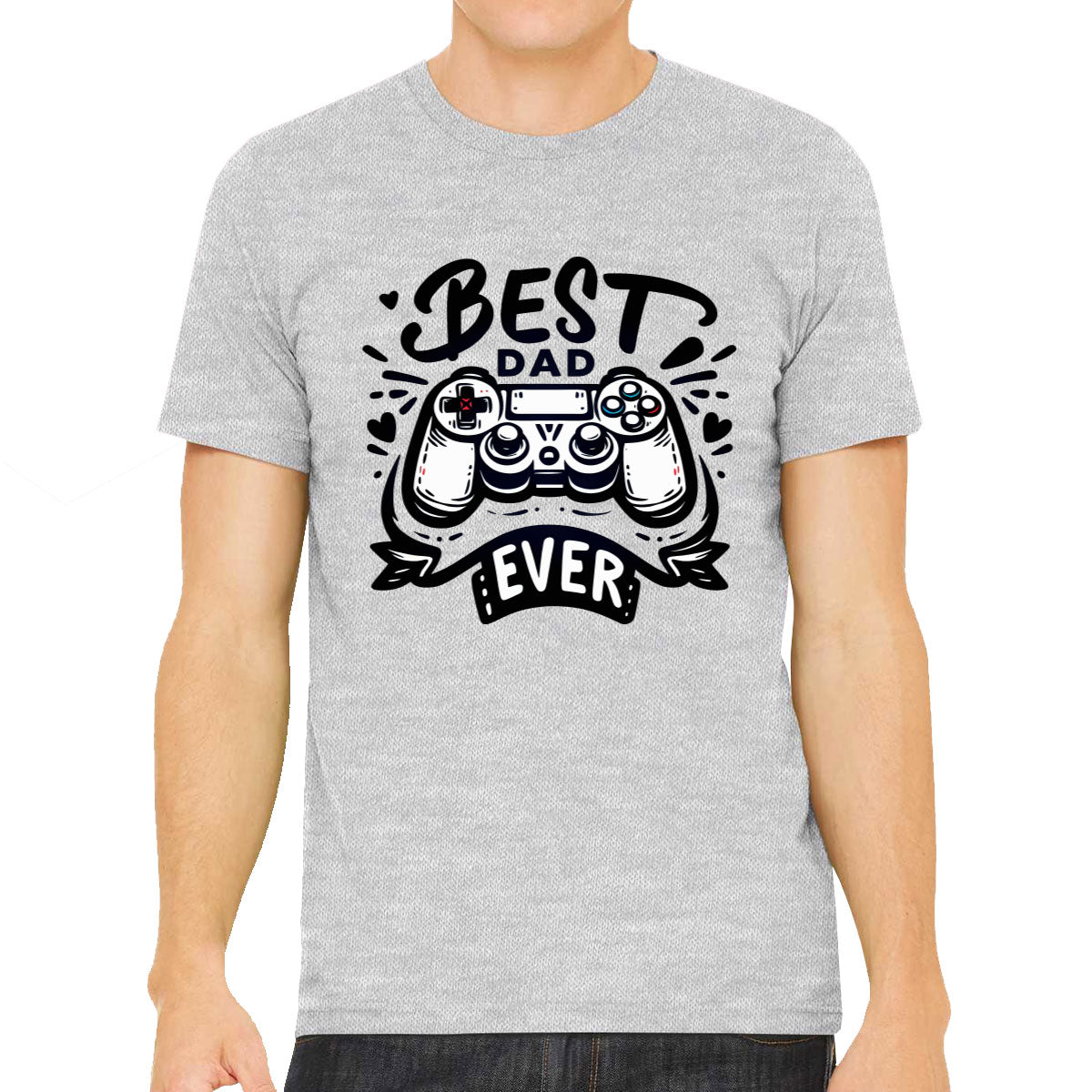 Best Dad Ever Gaming Gamer Father's Day Men's T-shirt