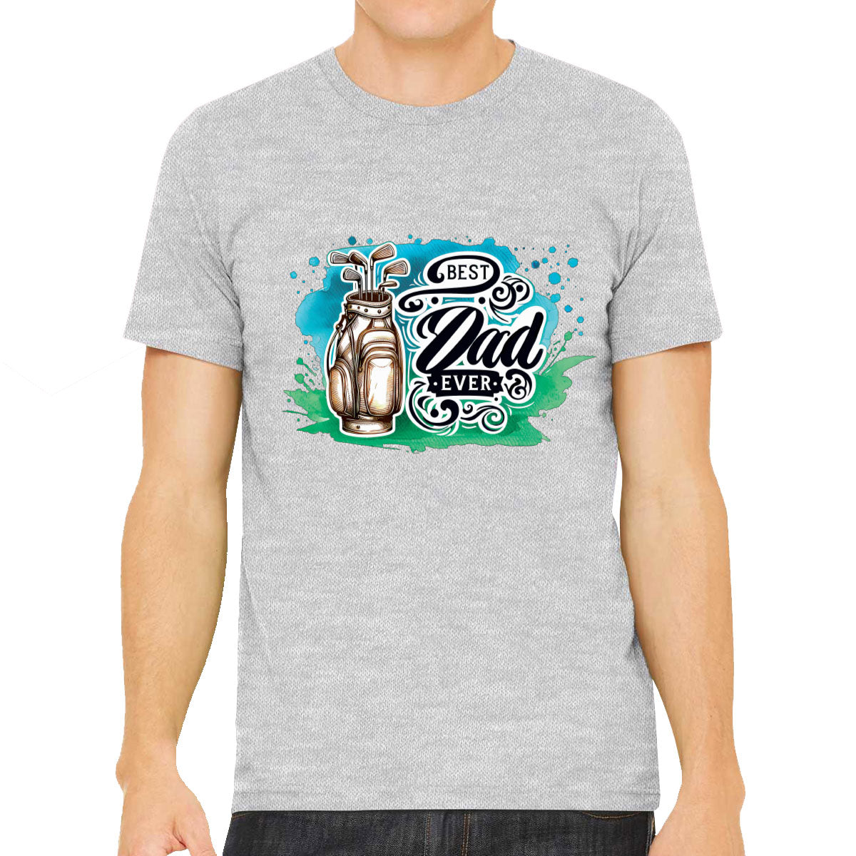 Best Dad Ever Golf Father's Day Men's T-shirt