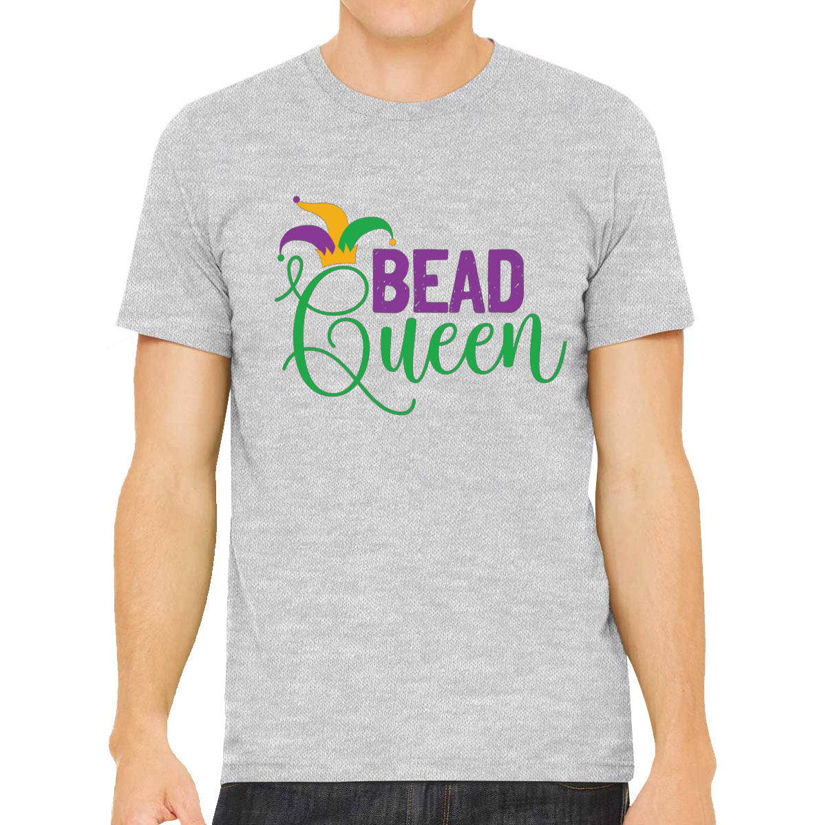 Bead Queen Mardi Gras Men's T-shirt