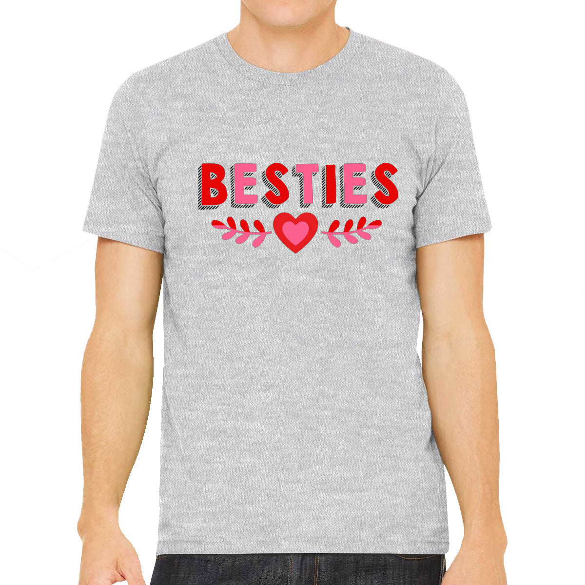 Besties Valentine's Day Men's T-shirt