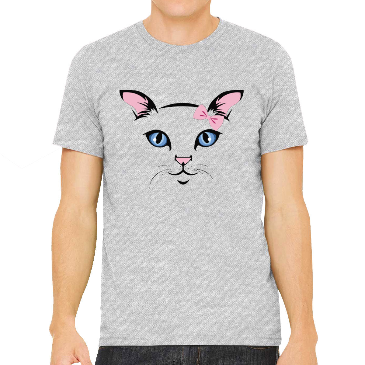 Blue Eyes Cat Men's T-shirt