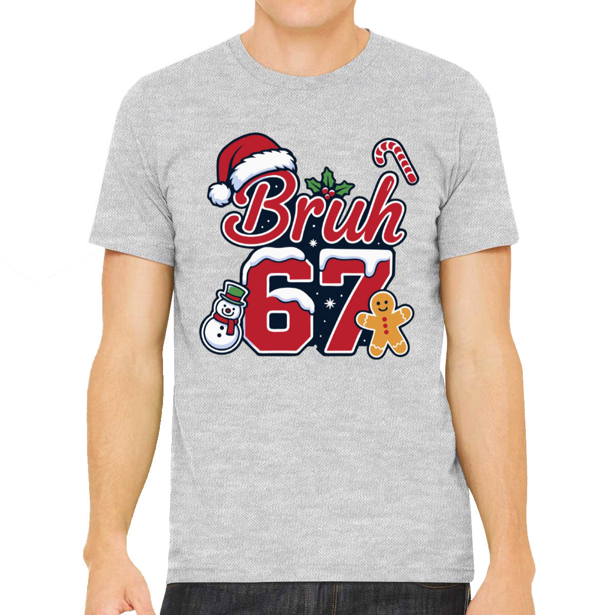 67 Sixty Seven Bruh Christmas Men's T-shirt