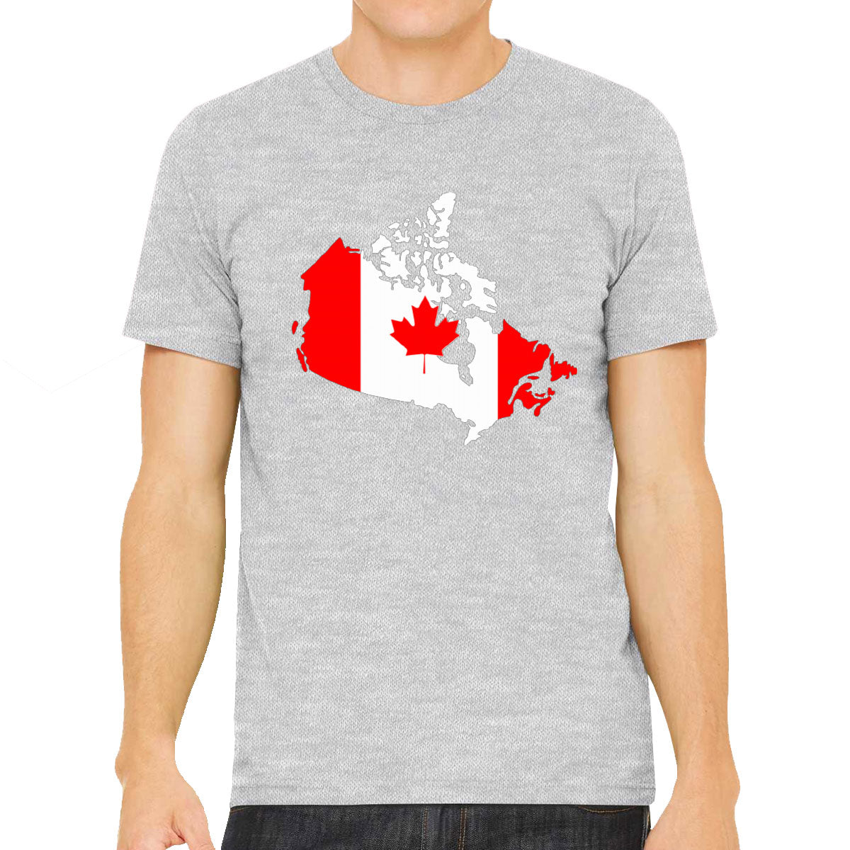 Canada Map Canada Flag Men's T-shirt