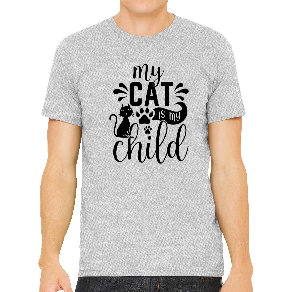 My Cat Is My Child Men's T-shirt