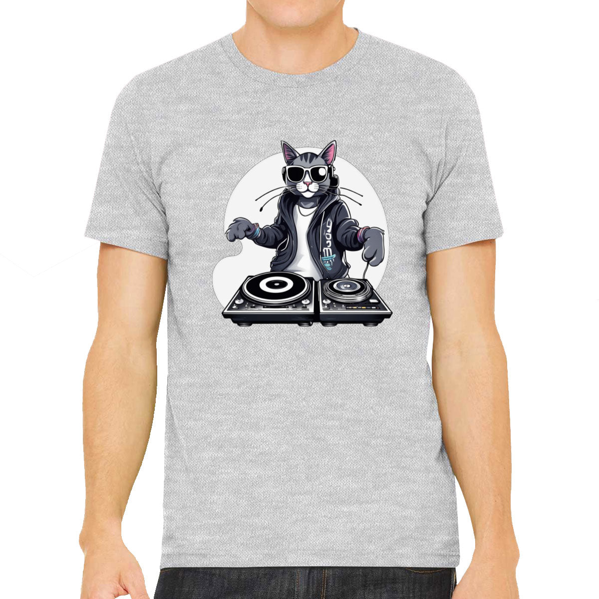 Cool Dj Cat Men's T-shirt