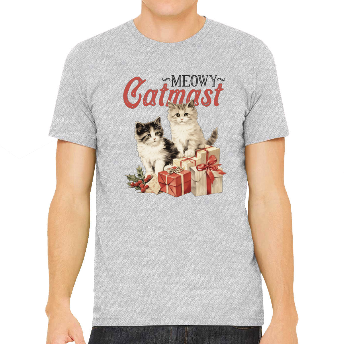 Meowy Catmast Christmas Men's T-shirt